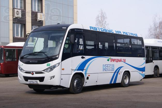 Городской автобус Bravis  на шасси КАМАЗ 3297 (Marcopolo)  На газомоторном топливе.