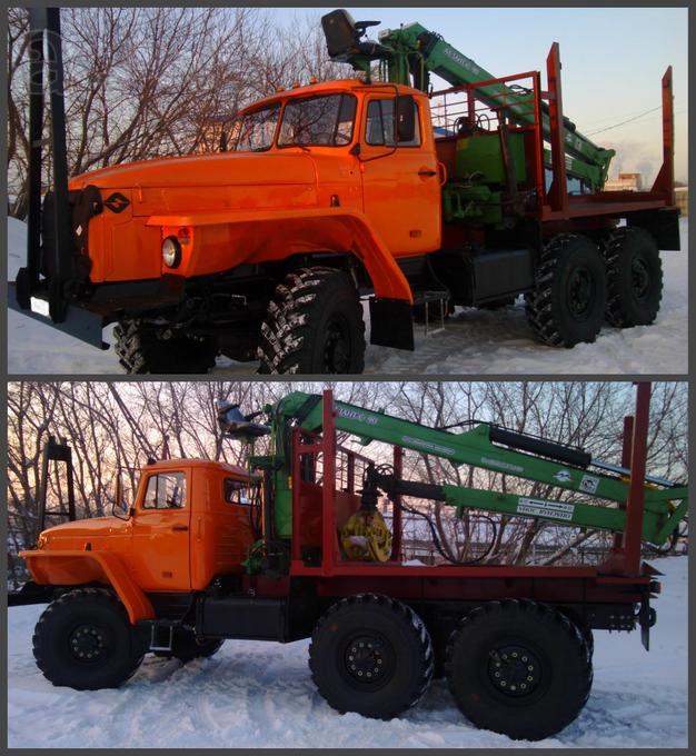 Лесовозный тягач на шасси Урал 4320
