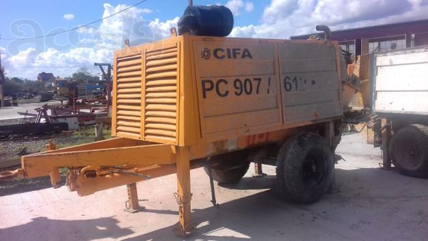 Стационарный бетононасос CIFAPC 907/612 D8  2013г. в.