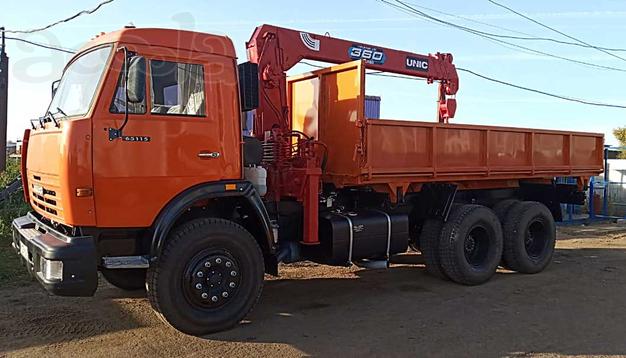 Самосвал с/х КамАЗ-65115 на 2 стороны с капремонта с КМУ.